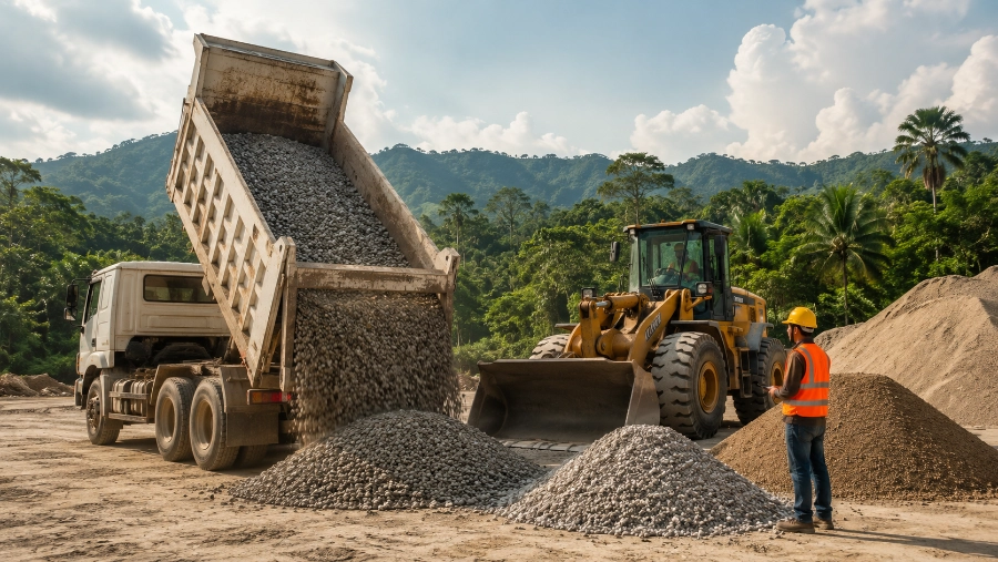 Suministro de materiales pétreos